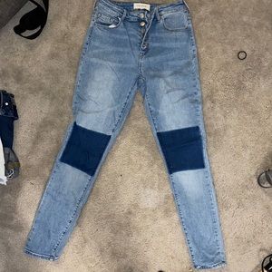 Patchwork PacSun skinny jeans